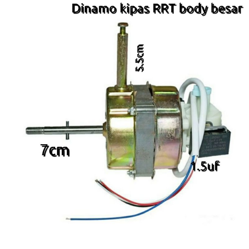 Dinamo kipas stand fan RRT umum 1.5uf