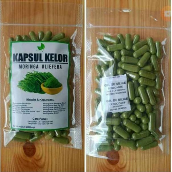 HALAL HERBAL Asi Booster MOM Pelancar Asi / 100 Kapsul kelorcap kelor kapsul booster asi