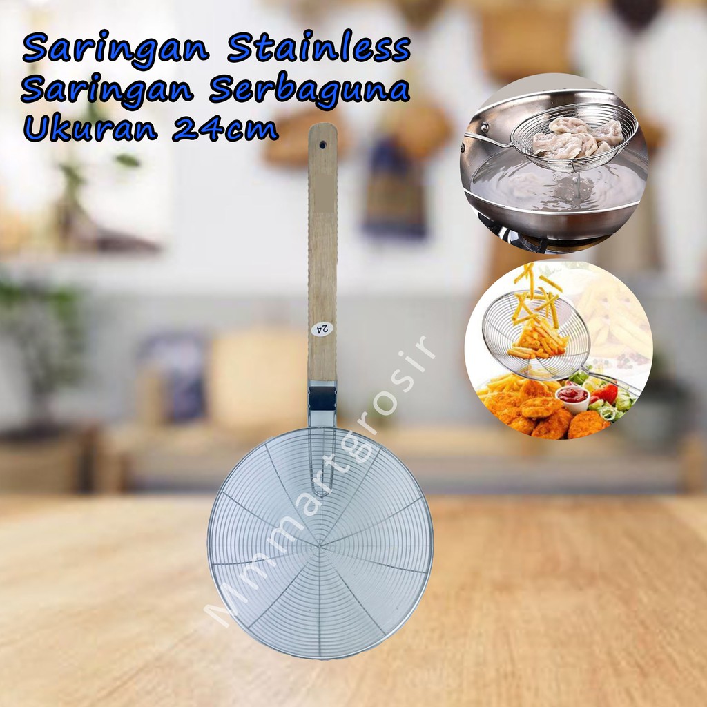 Saringan / Saringan Stainless / Saringan Serbaguna / 24cm