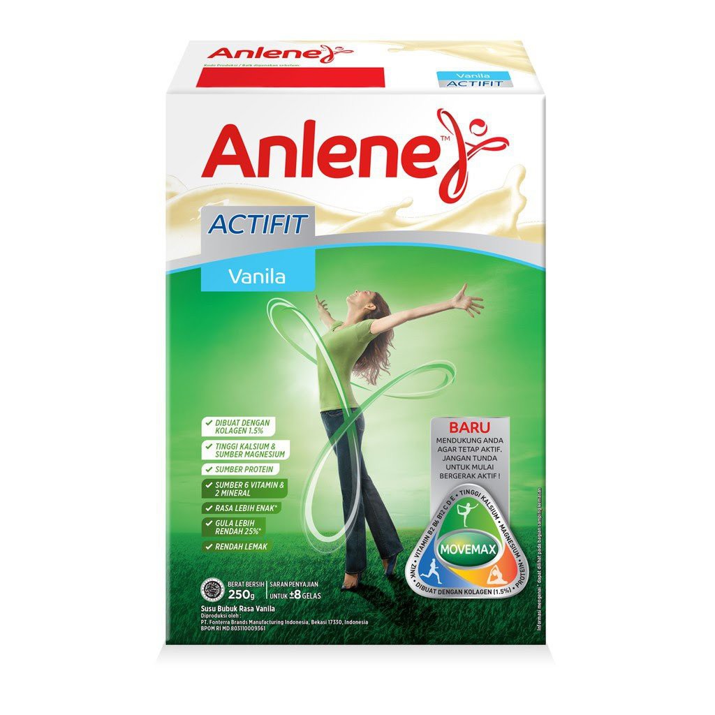 

Anlene Actifit Vanila 250grm