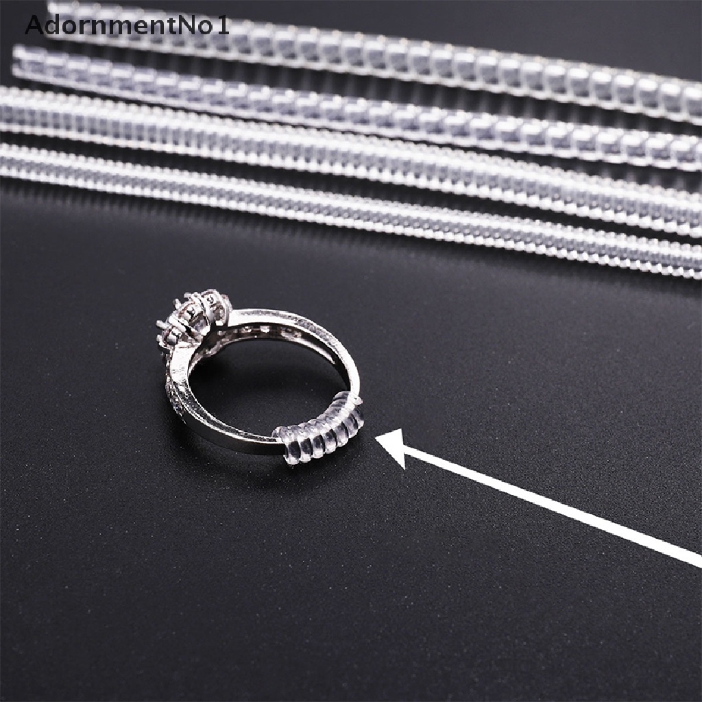 (AdornmentNo1) Tali Spiral Transparan Adjustable Untuk Menyesuaikan Ukuran Cincin