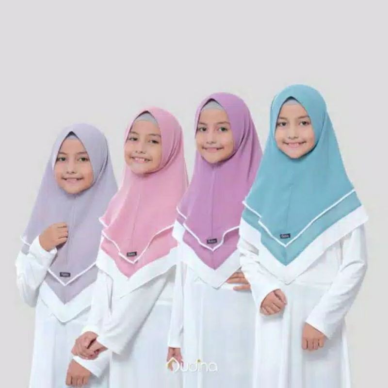 Jilbab Anak Ceruty/Shirin Kids ORI Audina/Khimar Anak Audina/Jilbab Anak Audina
