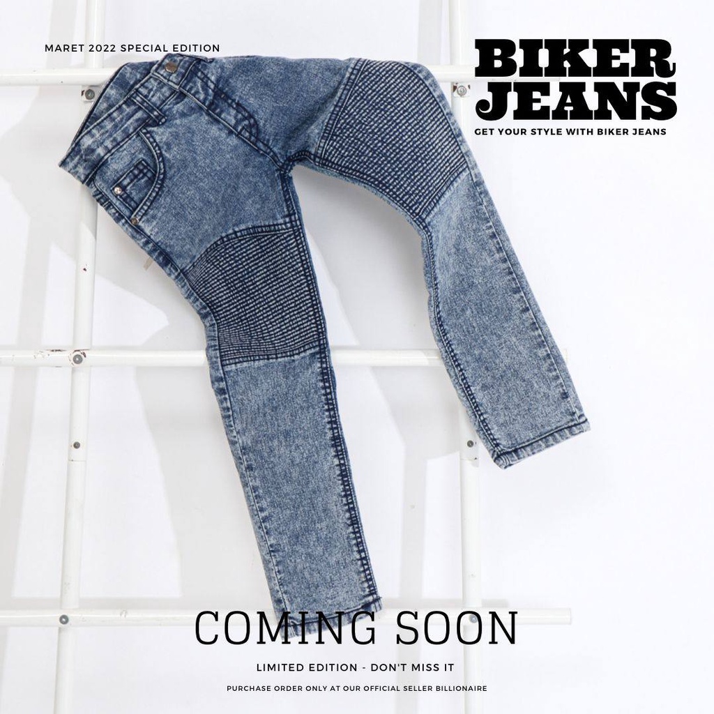 Celana Jeans Biker By Billionaire