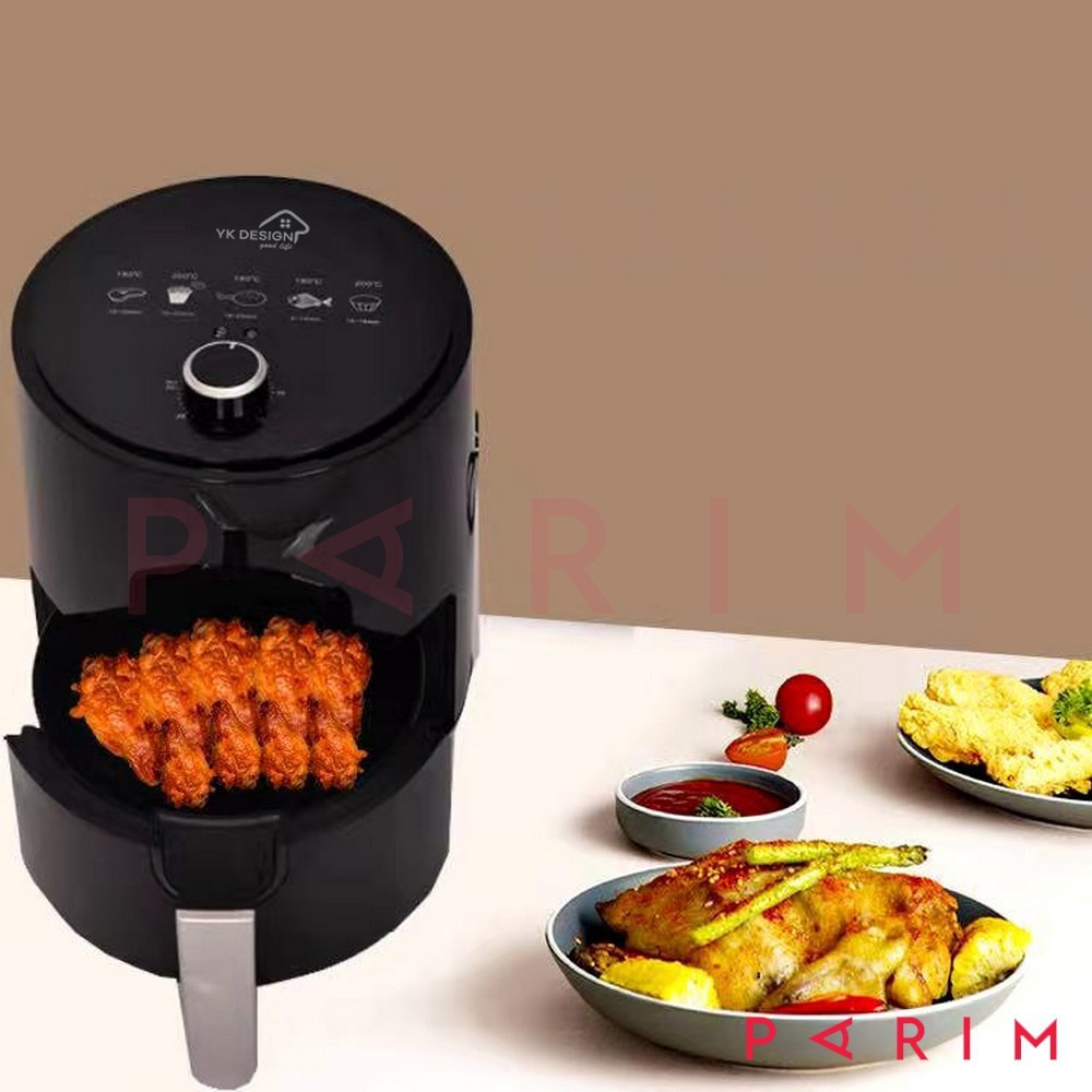 AIR FRYER PENGGORENGAN BEBAS MINYAK LEBIH SEHAT DAN HIGIENIS BERMEREK YK DESIGN YK-811