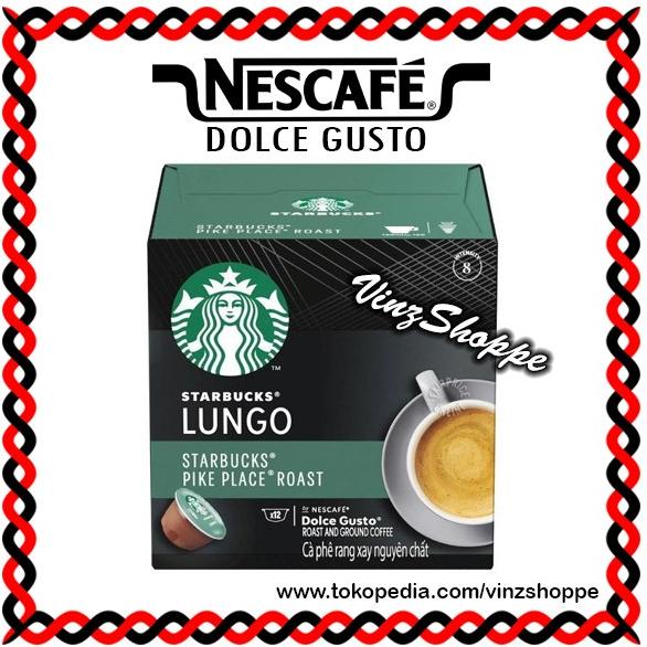 

Kapsul Nescafe Dolce Gusto Starbucks Lungo - Pike Place Roast (Impor)