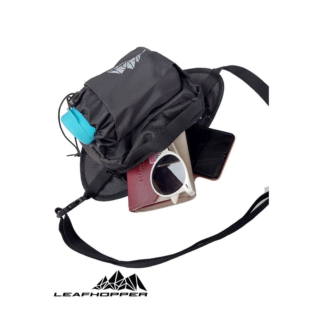 Waistbag Botol Minum Tas Pinggang Olahraga LEAFHOPPER Slingbag