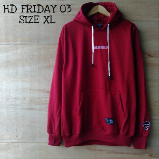 Hoodie friday killer fleece premium tebal original