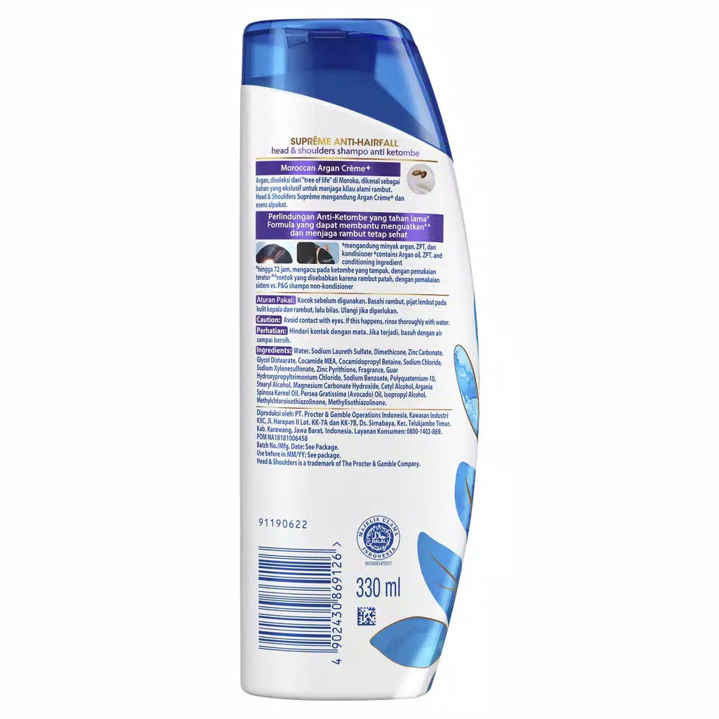 Head &amp; Shoulders Supreme Shampoo Anti Hair Fall 330 ml