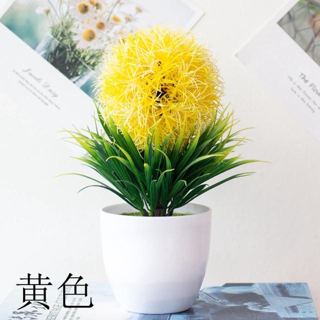 TIB / COD P2042. Bunga. Bunga plastik.bunga dekorasi-Kuning