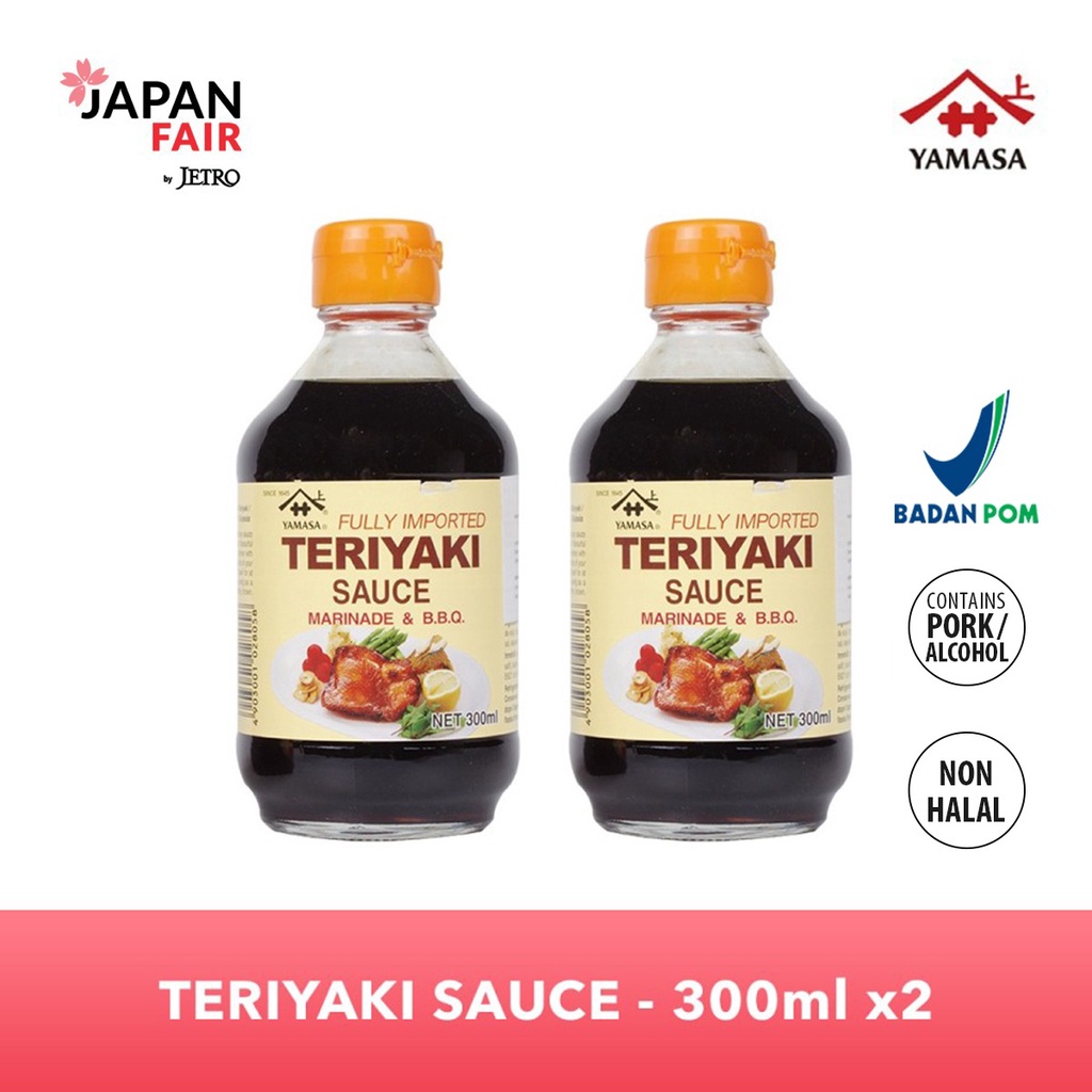 Jual Paket Bundling Saus Teriyaki Jepang Yamasa Teriyaki Sauce 300 Ml