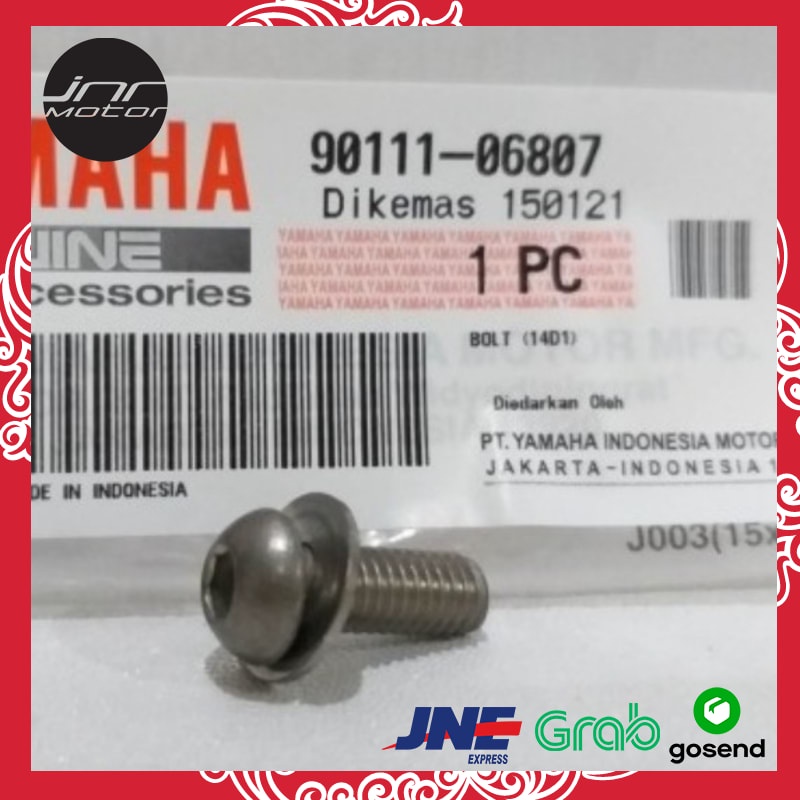 BAUT COVER KNALPOT AEROX MIO SOUL NMAX ORI ASLI YGP 90111-06807