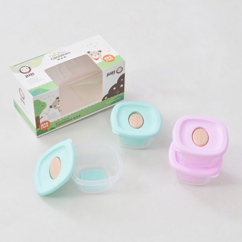 4in1 Tempat Makan Bayi Wadah MPASI Bayi Kotak Penyimpanan Makanan Serbaguna Container Food Baby Lock