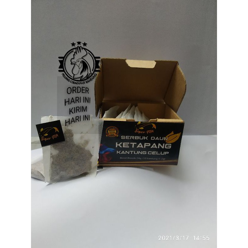

DAUN KETAPANG KERING KEMASAN TEA CELUP ISI 10