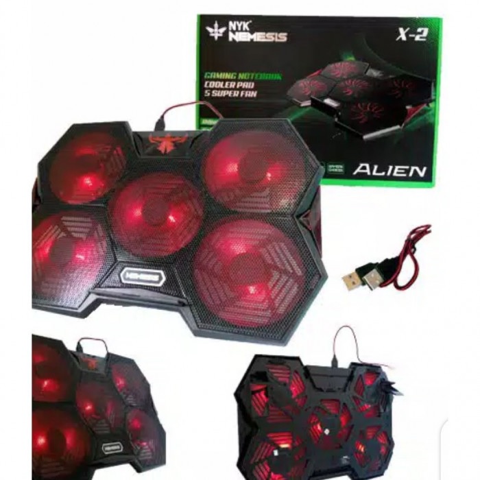 Cooling pad gaming nyk nemesis Alien X-2 - Pendingin notebook &amp; laptop - cooler fan