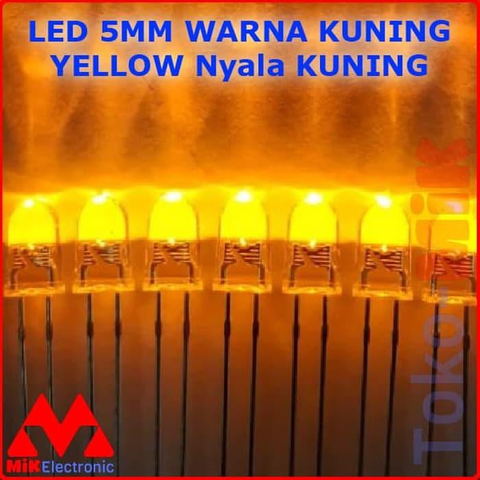 

HARGA TURUN LED 5MM 5 MM WARNA KUNING / YELLOW MIK robot shopee
