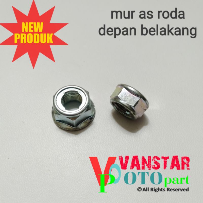 Mur as roda satria 2 tak depan belakang kualitas ori