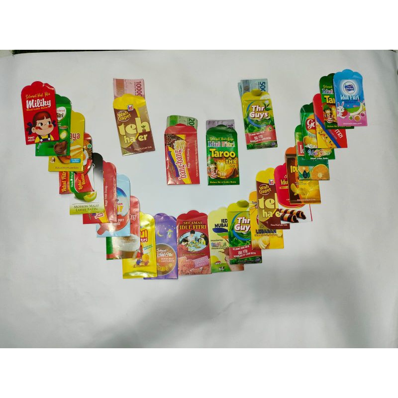 Jual Amplop Lebaran Motif Snack Lucu Isi Pcs Indonesia Shopee Indonesia