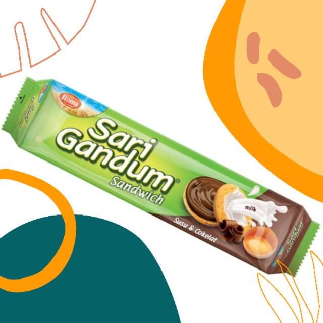 ROMA Sari Gandum Susu Coklat 115gram