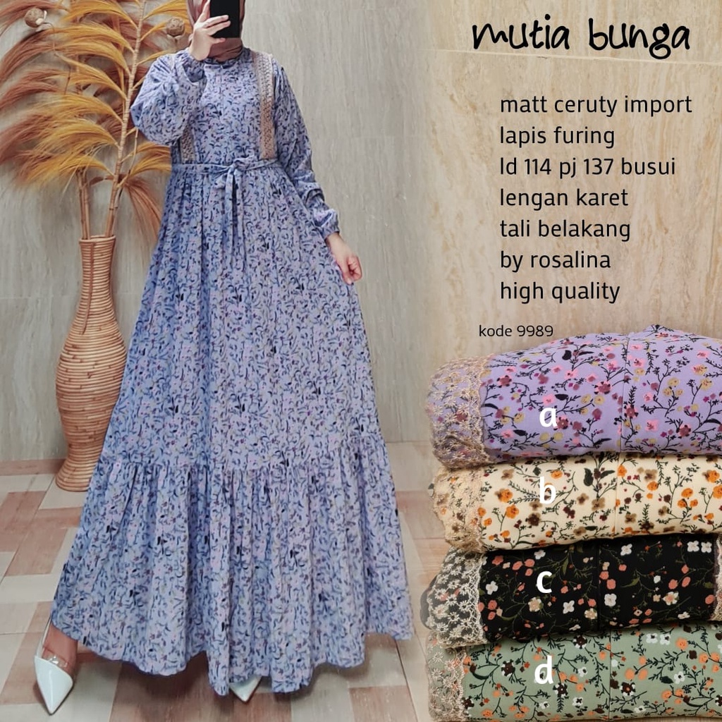 Gamis Ceruty Gamis Ceruty Bunga Gamis Ceruty Renda Murah