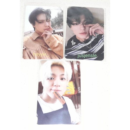 WTS PHOTOCARD JENO YB, ID, FUTURE RESO, CAFE, CHILLIN, MUMO HS & JISUNG NABI, AR SELCA, CHILLIN