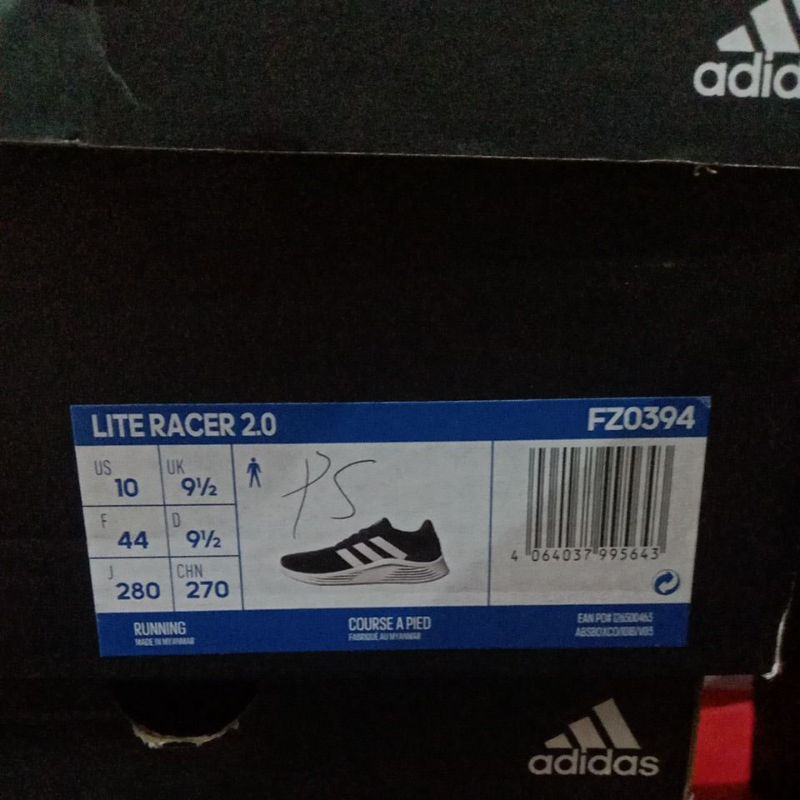 sepatu Adidas FZ0394 lite racer 2.0