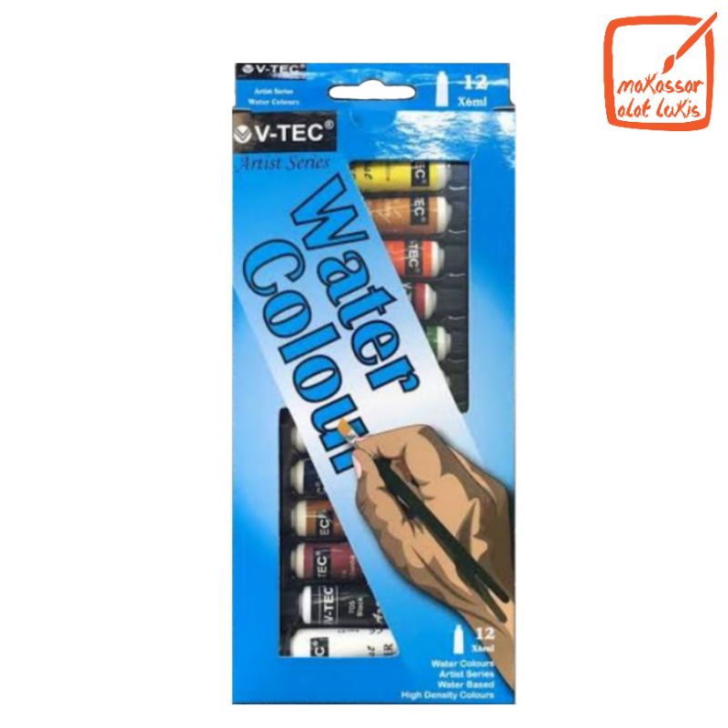 

Vtec watercolor tube 12x6ml