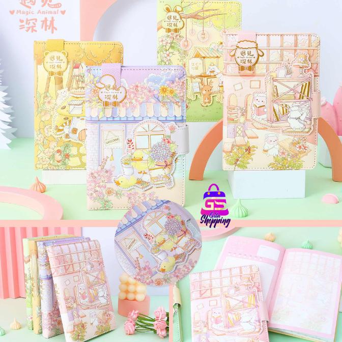 

Office & Stationery | Buku Tulis | Magnetic Notebook Magic Animal / Diary Jurnal Agenda Buku Tulis - 6262 | Best Seller