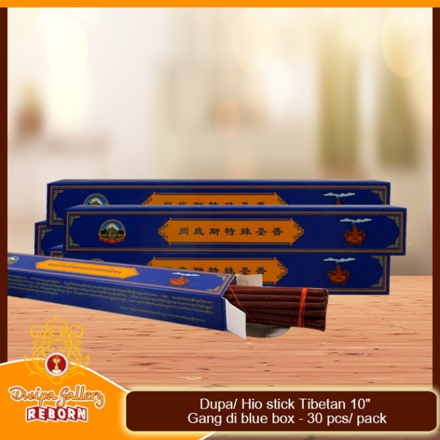 Dupa/ Hio stick Tibetan 10&quot; Gang di box - 30 pcs/ pack