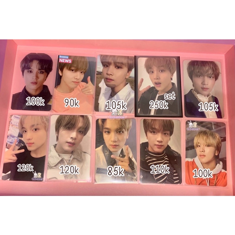 READY photocard haechan luggage pc yizhiyu suhum resonance past future nct 127 dream