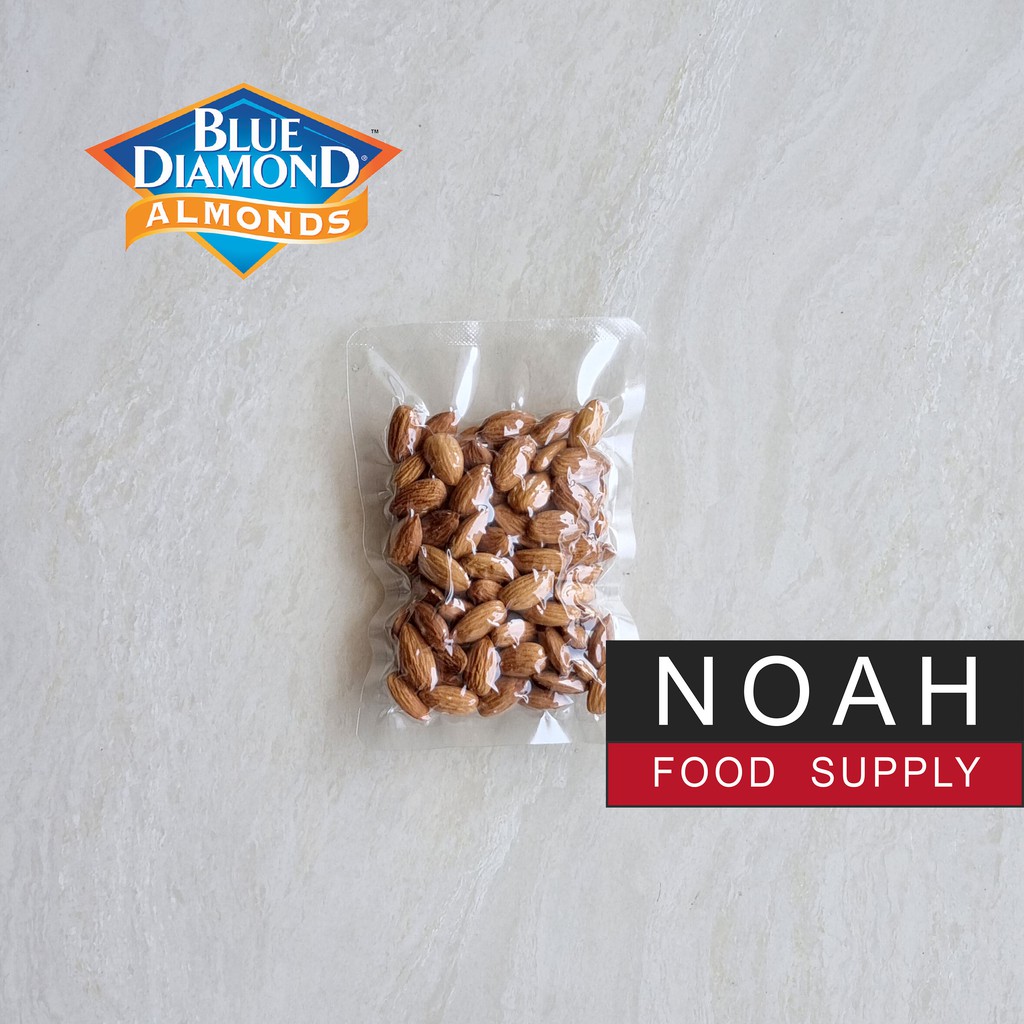 

KACANG ALMOND MENTAH UTUH 100 GRAM RAW WHOLE ALMOND 100 GRAM