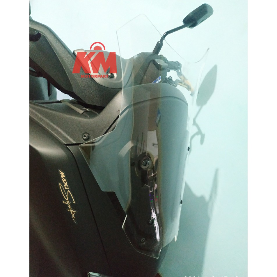 Visor Windshield Motor Yamaha All New NMAX N Max 2020 &amp; 2021 Tinggi 47cm Bonus 4 Baut