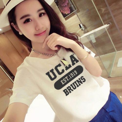 Kaos T-shirt Tumblr UCLA Putih IMport Murah, kaos cewek, tumblr tee