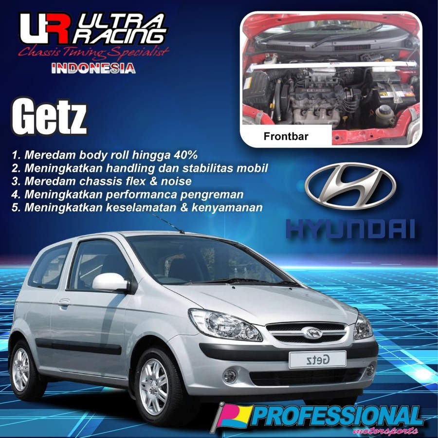 Aksesoris Variasi Stabiliser Frontbar ULTRA RACING Hyundai Getz