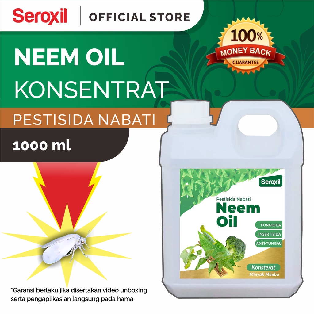 Neem Oil Pestisida Organik / Minyak Mimba Insektisida 1 Liter (Seroxil)