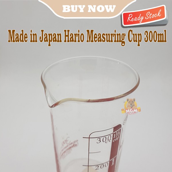 Made in Japan Measuring Cup 300ml lab beaker Glass Heat resistant