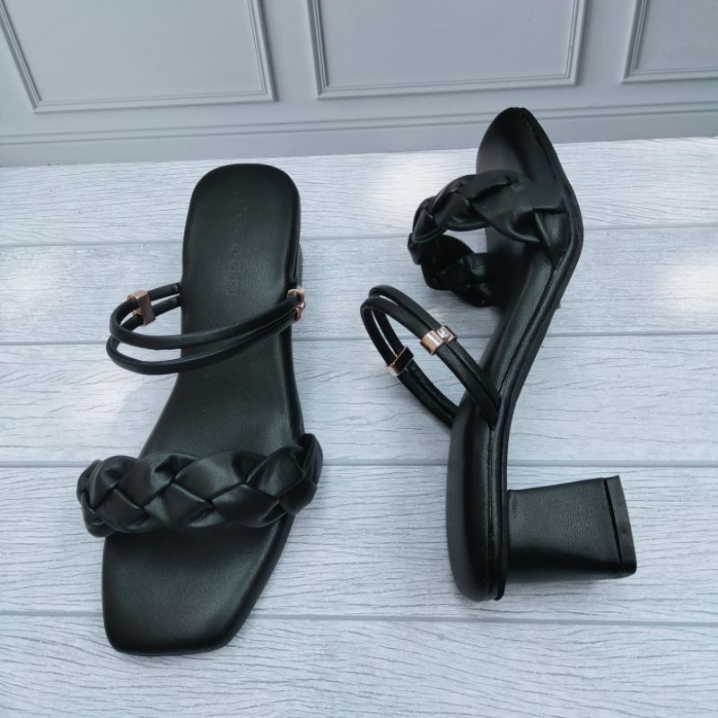 nacodri  AURA sepatu heels wanita || sandal tali wanita heels 5cm