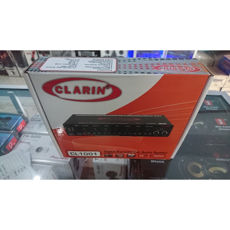 EQUALIZER/pre amp CLARIN MOBIL usb MP3 karaoke JERNIH DETAIL