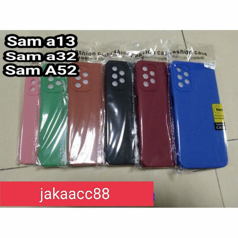 Softcase Macaron Slikon Casing Samsung A13/A32/A52