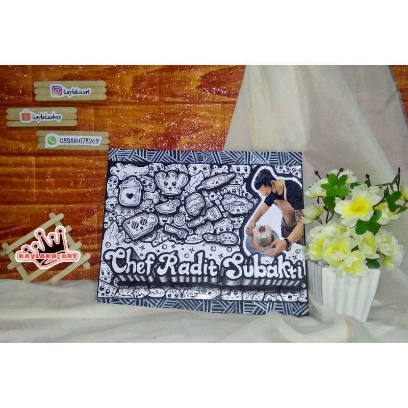 Doodle art kado unik