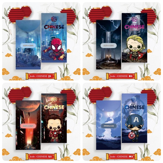 

Amplop Chinese New Year - Super Hero