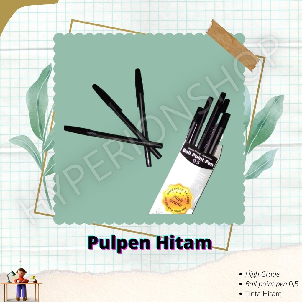 

Pulpen/Ball Point Pen Hitam Per-Pcs