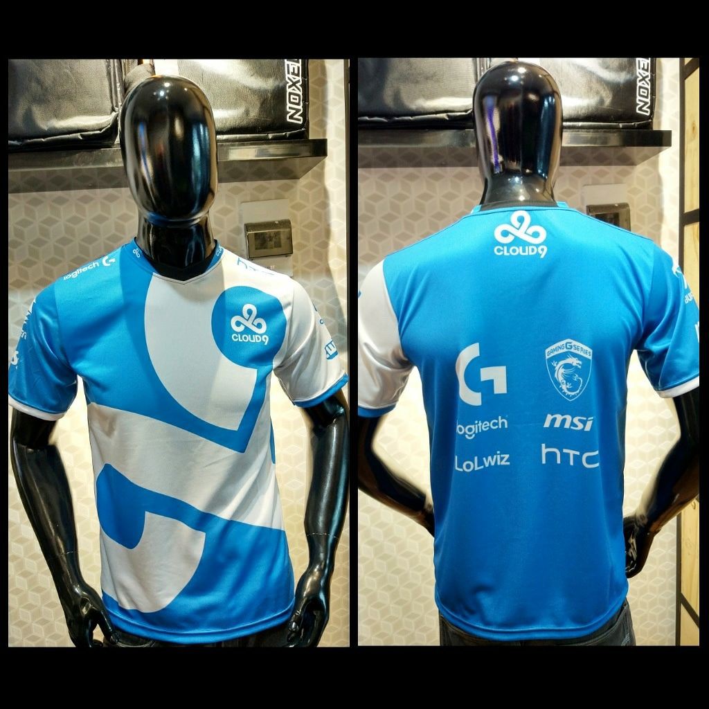 Jersey Dota Cloud9 Biru || Gaming Dota