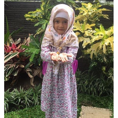 Kerudung Anak Printing Jilbab Square / HIjab Segi Empat dari Rahina Kids