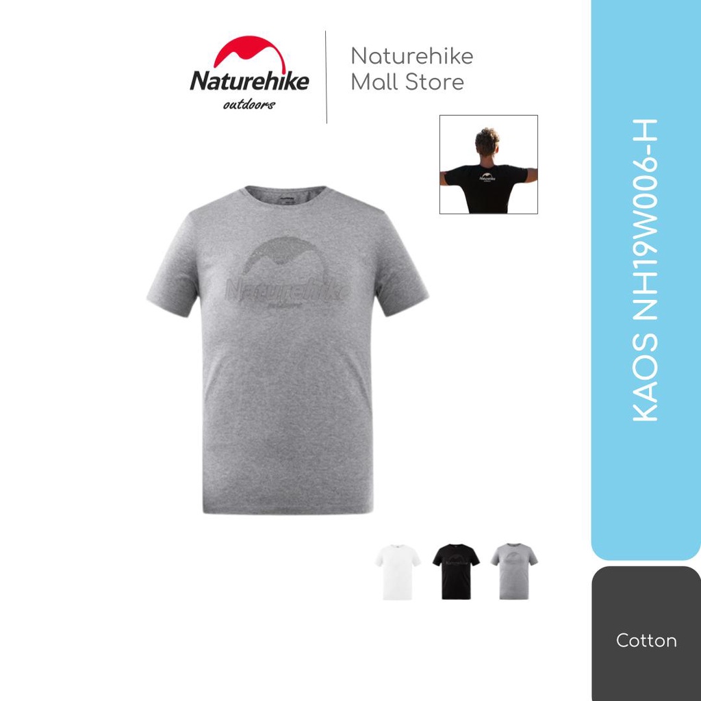 KAOS NATUREHIKE NH19W006-H BAJU T-SHIRT HIKING CAMPING OUTDOOR KATUN
