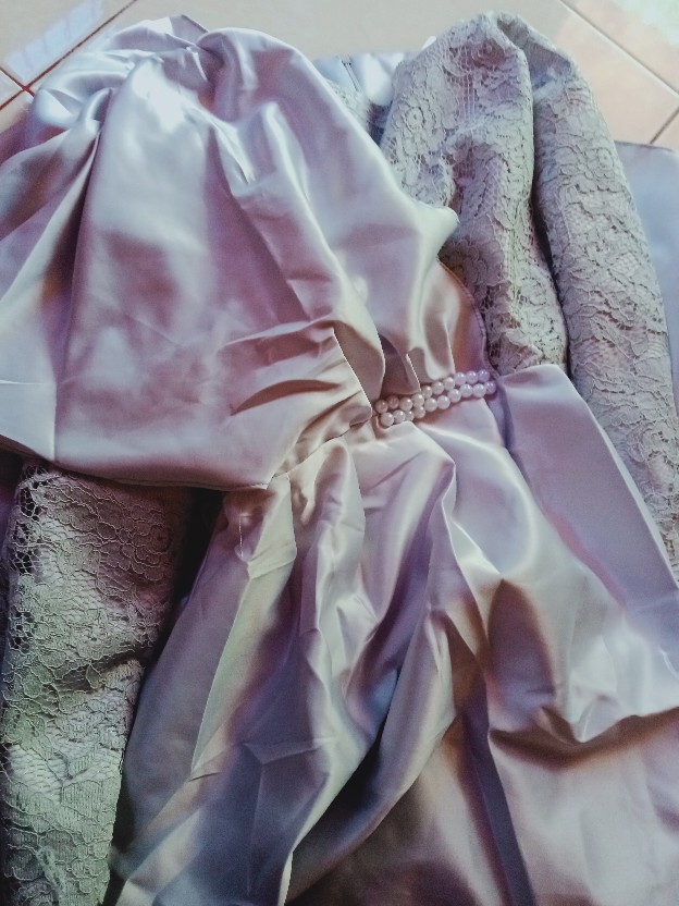 Gamis Brokat Cavlin / / Pusat Kulakan Batik Sarasavati Store