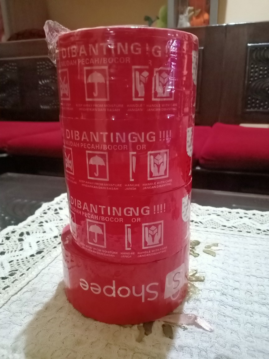 Lakban Shopee Warna Orange Adalah Isolasi Besar Dan Kuatcp