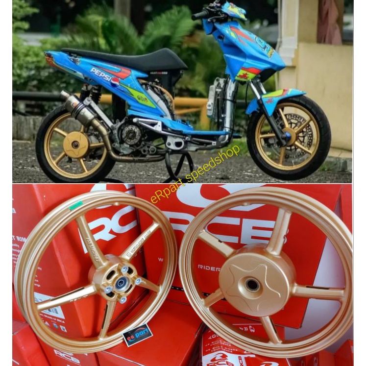 pelek Velg rcb Honda beAT Scoopy Genio Vario 110 racing boy