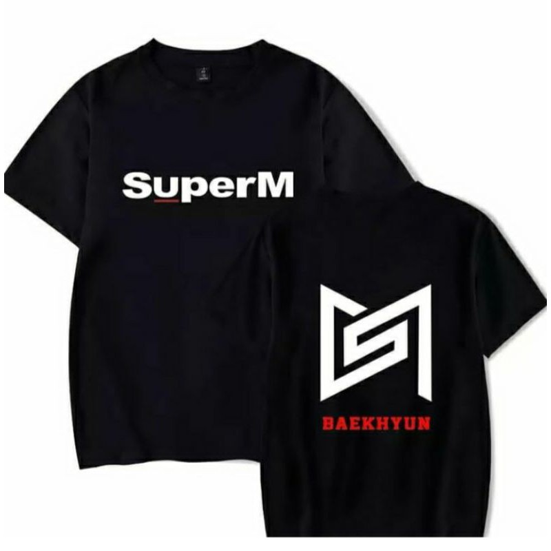 M - XXXXXL(6XL) Kaos/T-Shirt KPOP SUPERM SM JUMBO OVERSIZE BIGSIZE Pria WanitaTaemin Kai Ten