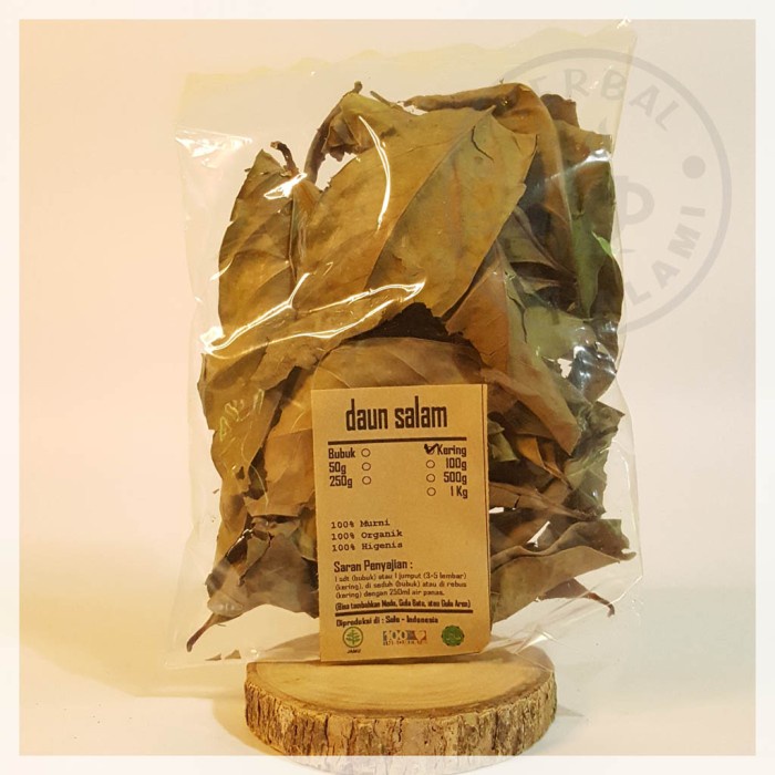 

DAUN SALAM KERING | PREMIUM | Syzygium Polyanthum 100g