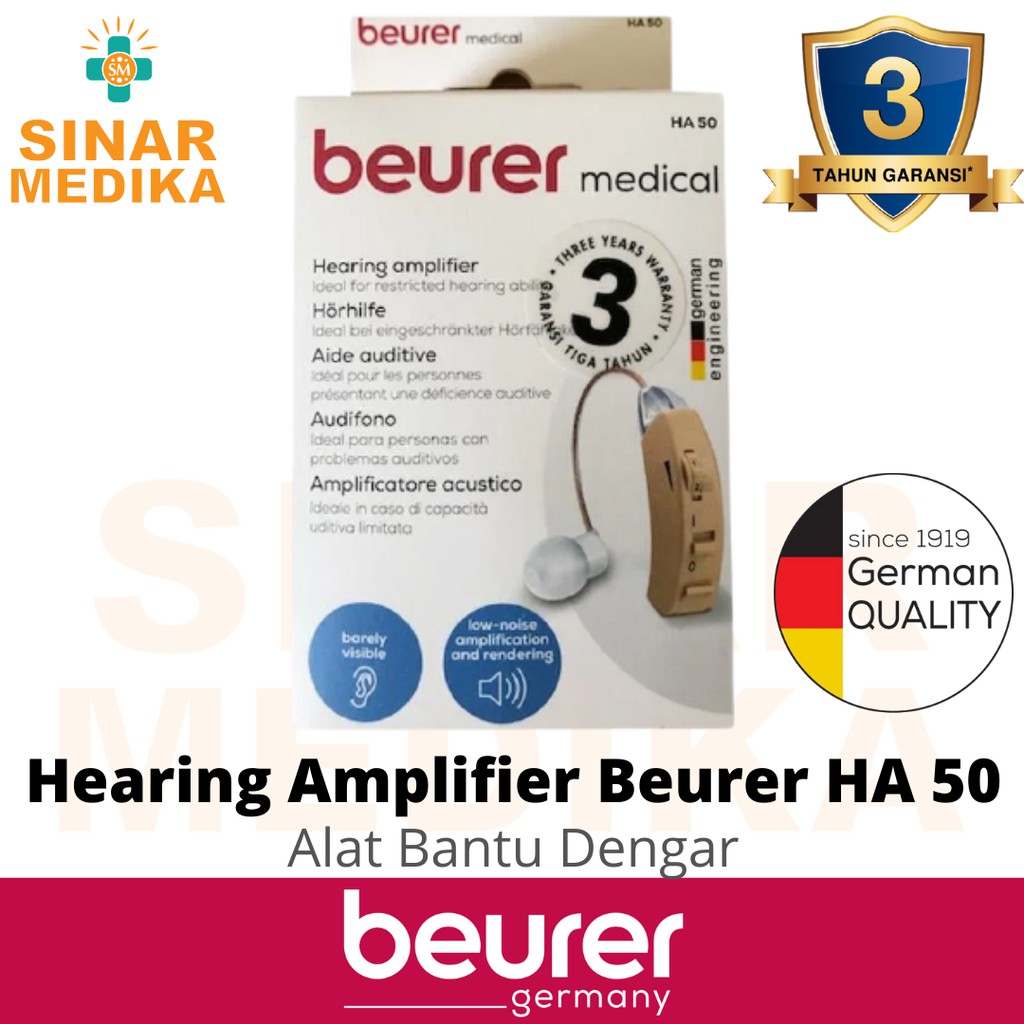 ALAT BANTU DENGAR BEURER HA 50 . HEARING AID HA50 / HA-50 ( Untuk Lansia, Tuli )